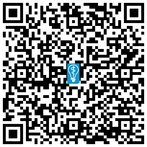 QR code image to open directions to Rushi Panchal DDS in Hanford, CA on mobile